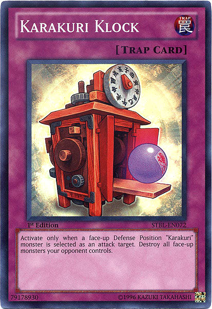 Karakuri Klock [STBL-EN072] Super Rare | Arkham Games and Comics