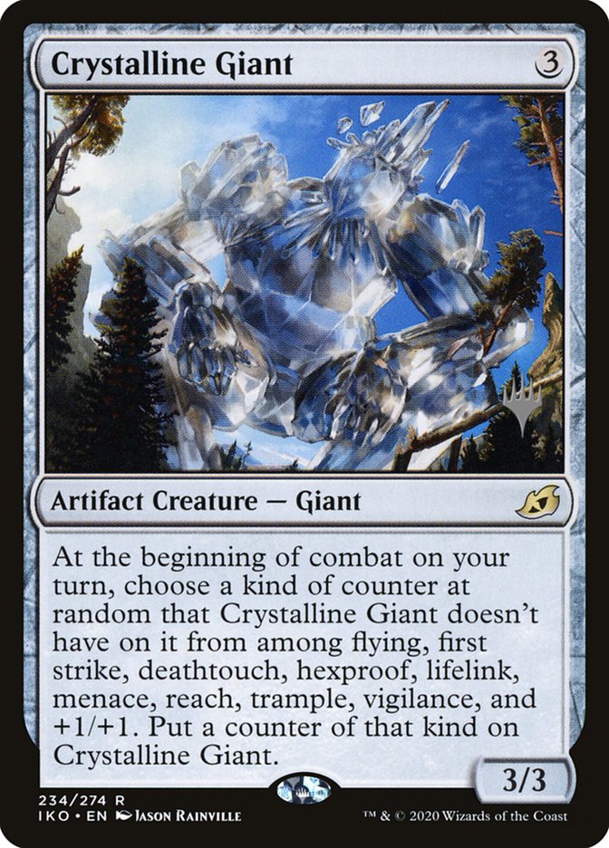 Crystalline Giant (Promo Pack) [Ikoria: Lair of Behemoths Promos] | Arkham Games and Comics