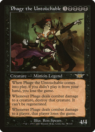 Phage the Untouchable [Legions] | Arkham Games and Comics