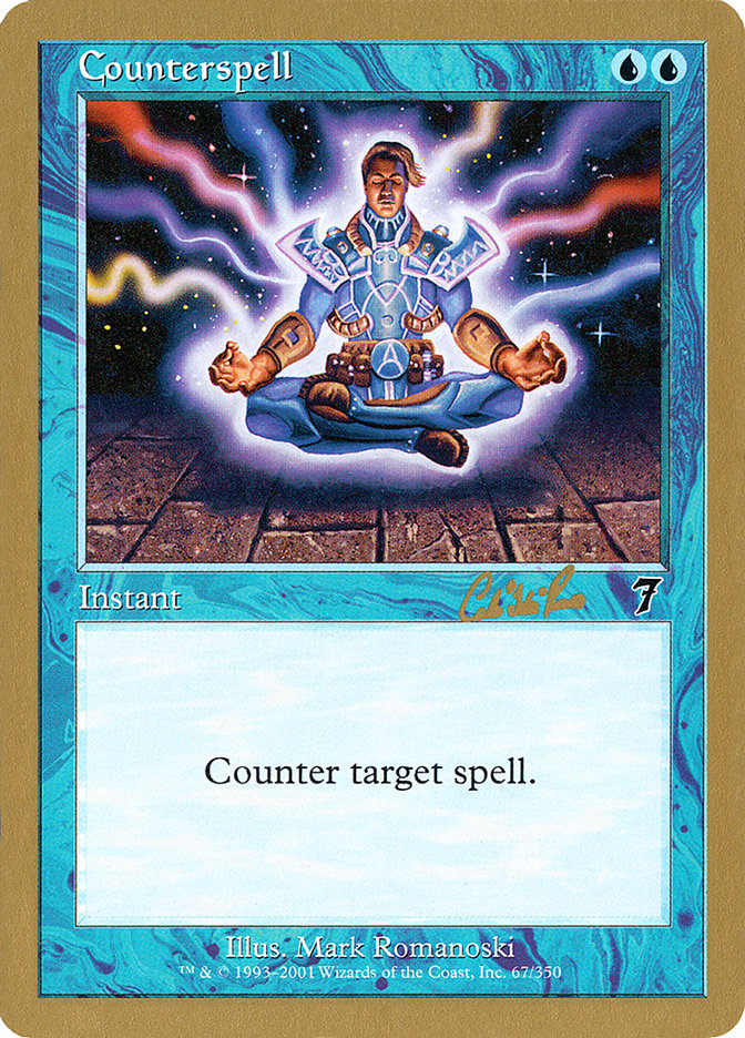 Counterspell (Carlos Romao) [World Championship Decks 2002] | Arkham Games and Comics