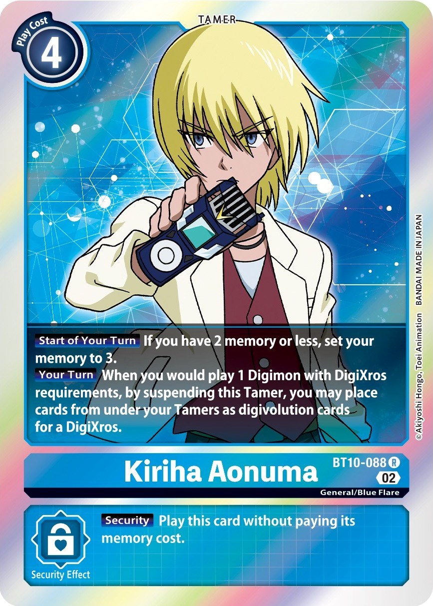 Kiriha Aonuma [BT10-088] [Xros Encounter] | Arkham Games and Comics