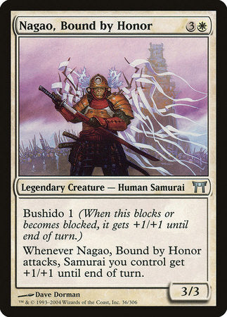 Nagao, Bound by Honor [Champions of Kamigawa] | Arkham Games and Comics