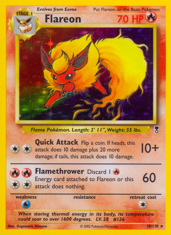 Flareon (10/110) [Legendary Collection] | Arkham Games and Comics