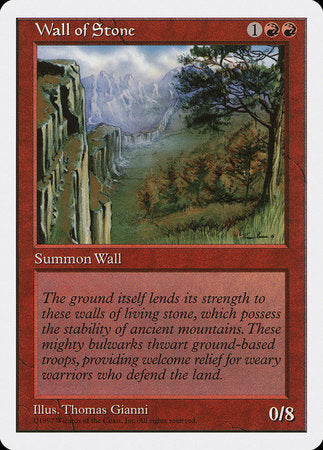 Wall of Stone [Fifth Edition] | Arkham Games and Comics