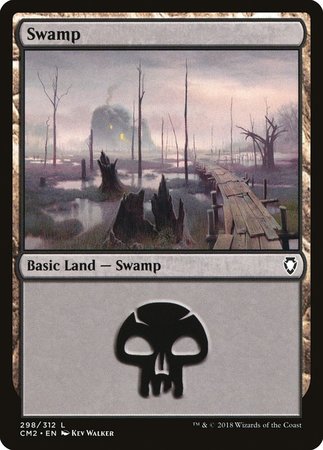 Swamp (298) [Commander Anthology Volume II] | Arkham Games and Comics