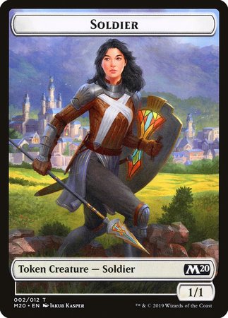 Soldier Token [Core Set 2020 Tokens] | Arkham Games and Comics