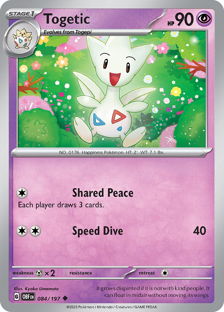 Togetic (084/197) [Scarlet & Violet: Obsidian Flames] | Arkham Games and Comics