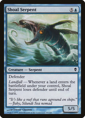 Shoal Serpent [Zendikar] | Arkham Games and Comics