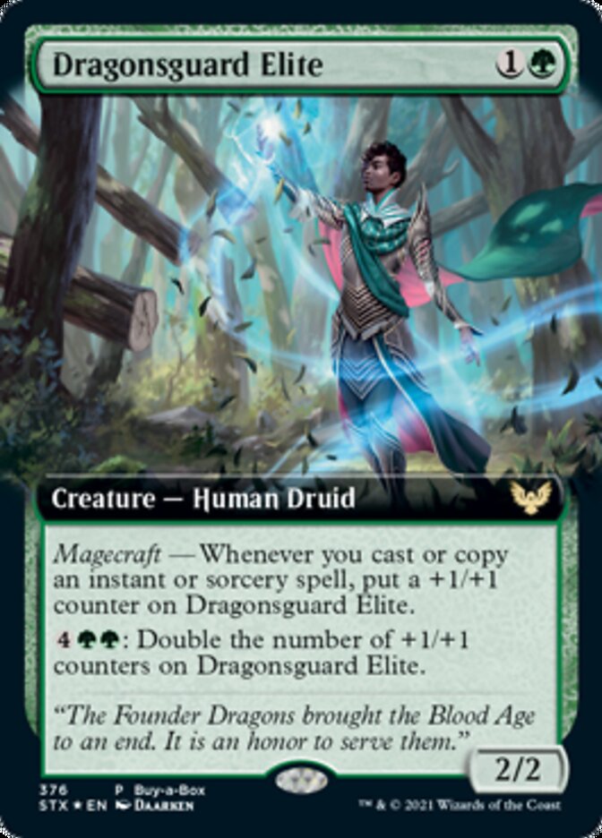 Dragonsguard Elite (Buy-A-Box) [Strixhaven: School of Mages Promos] | Arkham Games and Comics