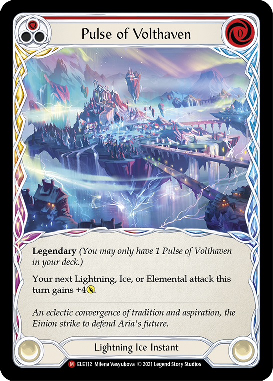 Pulse of Volthaven [ELE112] (Tales of Aria)  1st Edition Cold Foil | Arkham Games and Comics