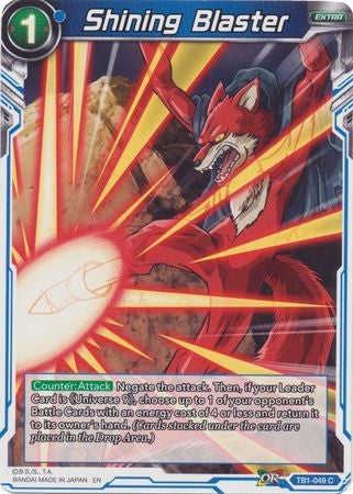 Shining Blaster (Reprint) (TB1-049) [Battle Evolution Booster] | Arkham Games and Comics