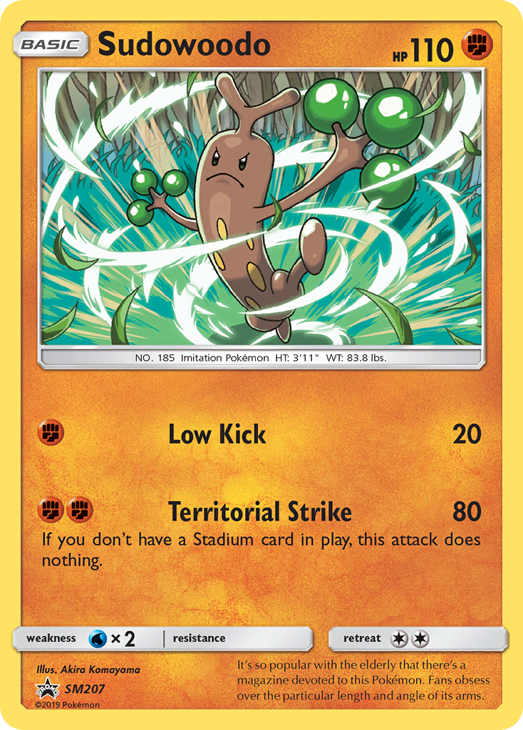 Sudowoodo (SM207) [Sun & Moon: Black Star Promos] | Arkham Games and Comics