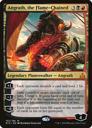 Angrath, the Flame-Chained [Rivals of Ixalan] | Arkham Games and Comics