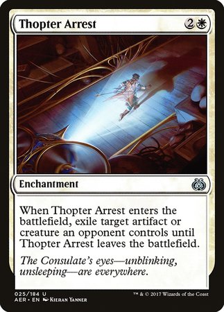 Thopter Arrest [Aether Revolt] | Arkham Games and Comics