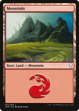 Mountain (265) [Dominaria] | Arkham Games and Comics