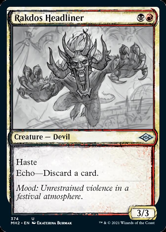 Rakdos Headliner (Sketch) [Modern Horizons 2] | Arkham Games and Comics