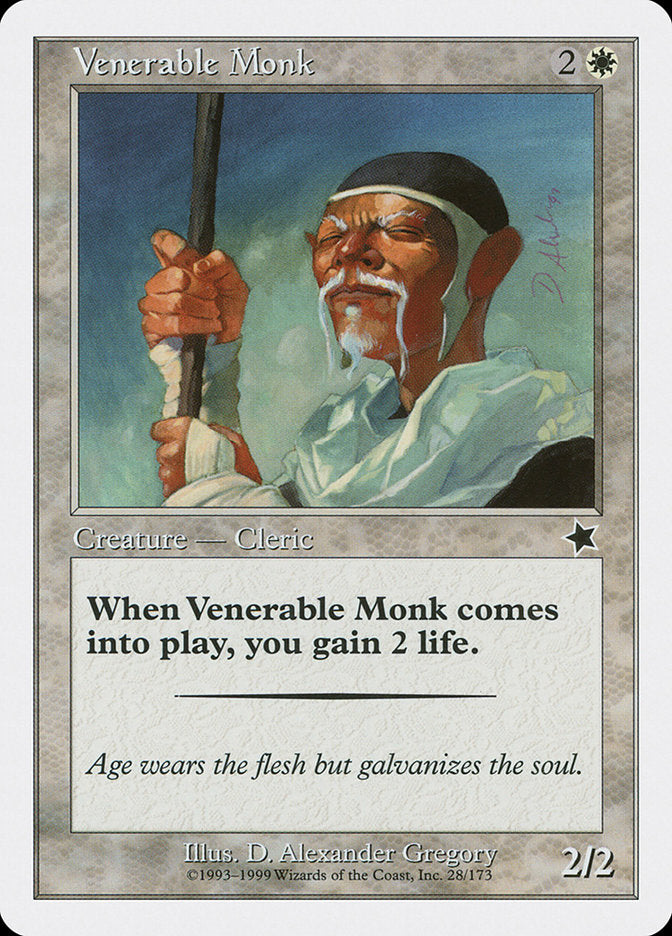 Venerable Monk [Starter 1999] | Arkham Games and Comics