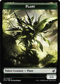 Plant // Morph Double-sided Token [Commander 2019 Tokens] | Arkham Games and Comics