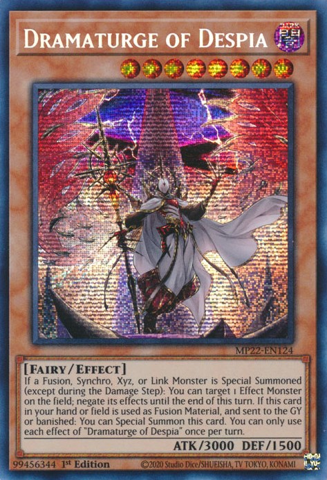 Dramaturge of Despia [MP22-EN124] Prismatic Secret Rare | Arkham Games and Comics