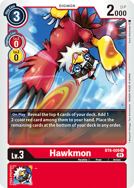 Hawkmon [BT8-009] [New Awakening] | Arkham Games and Comics