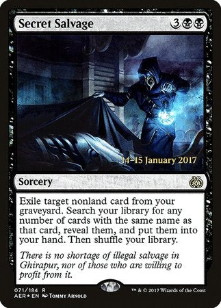 Secret Salvage [Aether Revolt Promos] | Arkham Games and Comics