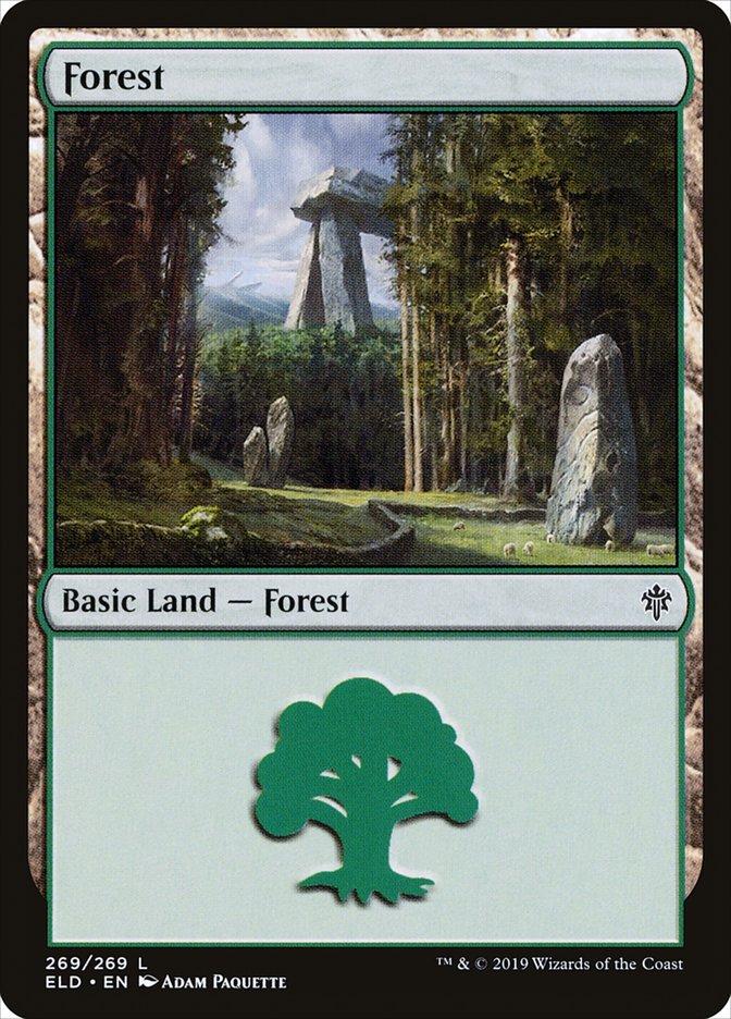 Forest (269) [Throne of Eldraine] | Arkham Games and Comics