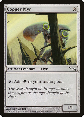 Copper Myr [Mirrodin] | Arkham Games and Comics
