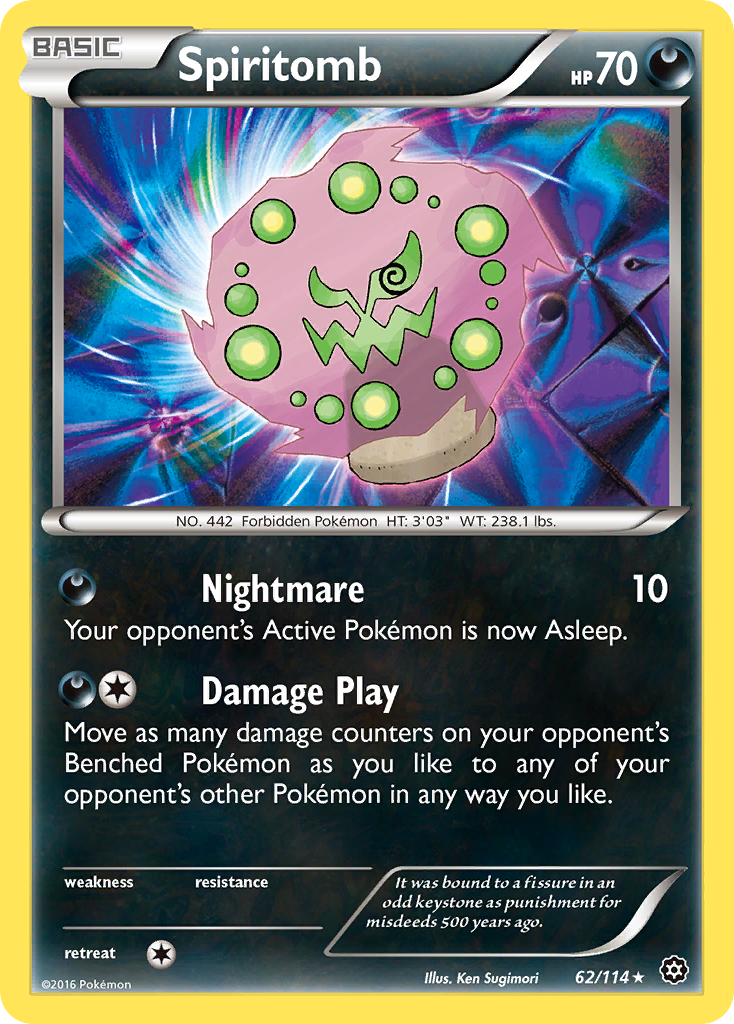 Spiritomb (62/114) [XY: Steam Siege] | Arkham Games and Comics