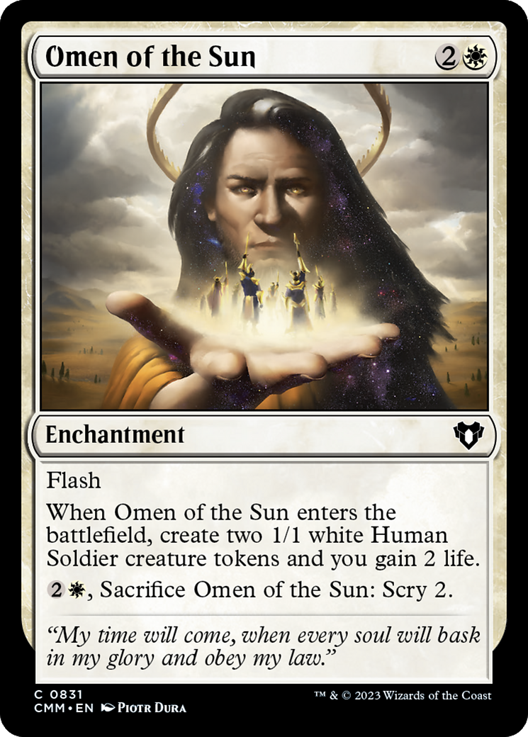 Omen of the Sun [Commander Masters] | Arkham Games and Comics