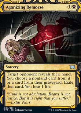 Agonizing Remorse (Etched Foil) [Strixhaven Mystical Archive] | Arkham Games and Comics