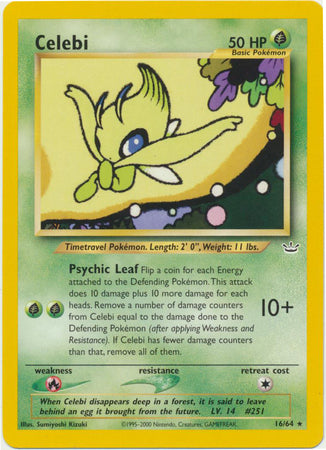 Celebi (16/64) [Neo Revelation Unlimited] | Arkham Games and Comics