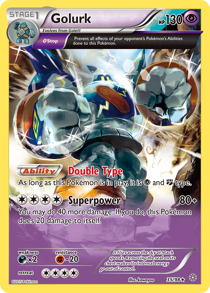 Golurk (35/98) [XY: Ancient Origins] | Arkham Games and Comics