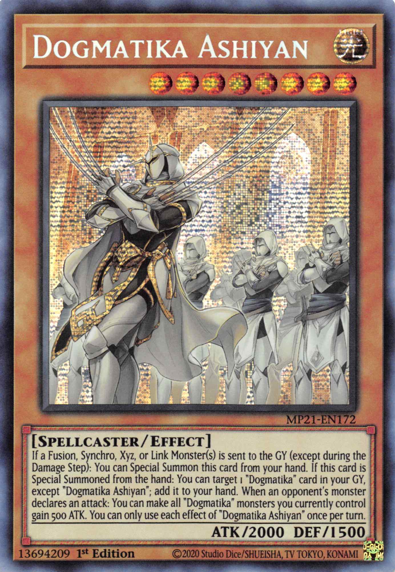 Dogmatika Ashiyan [MP21-EN172] Prismatic Secret Rare | Arkham Games and Comics