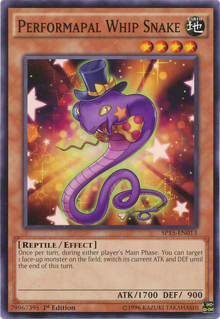 Performapal Whip Snake [SP15-EN013] Common | Arkham Games and Comics