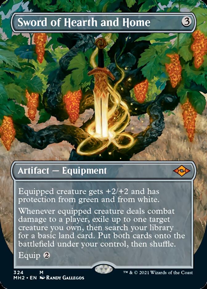Sword of Hearth and Home (Borderless Alternate Art) [Modern Horizons 2] | Arkham Games and Comics