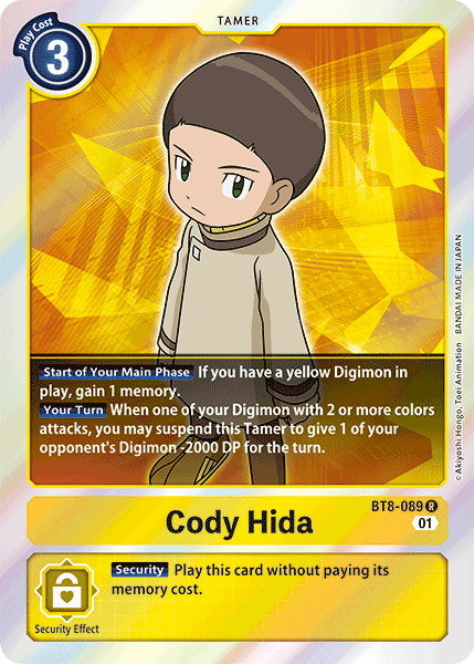 Cody Hida [BT8-089] [New Awakening] | Arkham Games and Comics