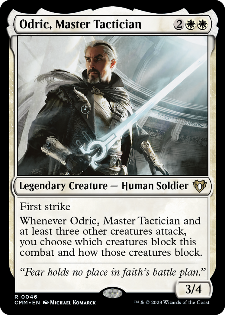 Odric, Master Tactician [Commander Masters] | Arkham Games and Comics