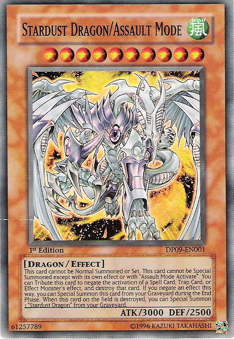 Stardust Dragon/Assault Mode [DP09-EN001] Super Rare | Arkham Games and Comics