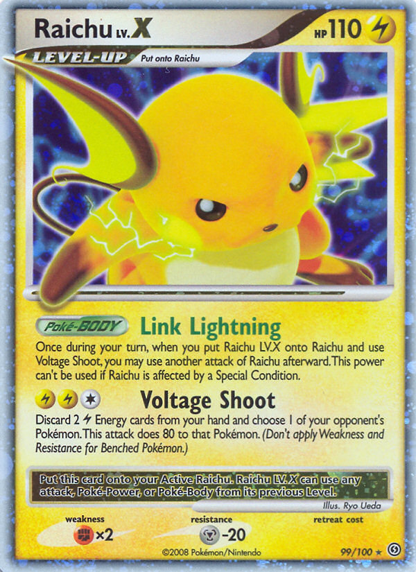 Raichu LV.X (99/100) [Diamond & Pearl: Stormfront] | Arkham Games and Comics