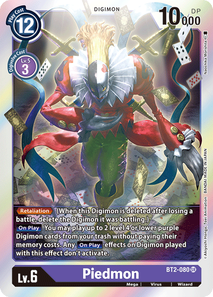 Piedmon [BT2-080] [Release Special Booster Ver.1.0] | Arkham Games and Comics