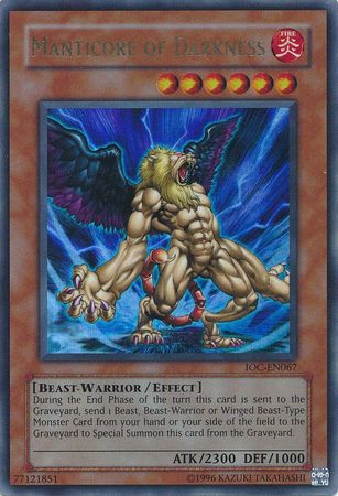 Manticore of Darkness [IOC-EN067] Ultra Rare | Arkham Games and Comics