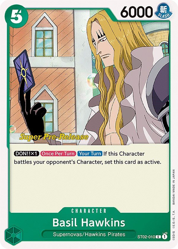 Basil Hawkins [Super Pre-Release Starter Deck: Worst Generation] | Arkham Games and Comics