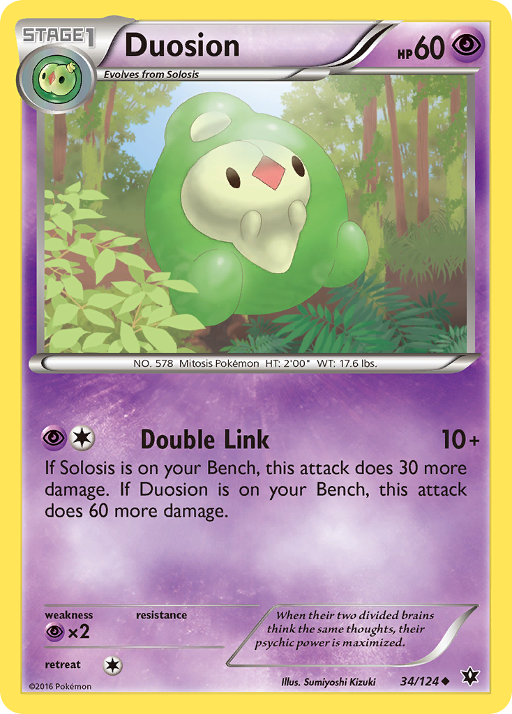 Duosion (34/124) [XY: Fates Collide] | Arkham Games and Comics