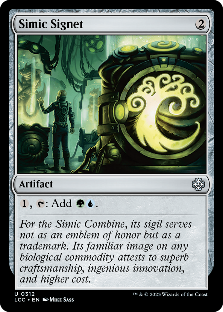 Simic Signet [The Lost Caverns of Ixalan Commander] | Arkham Games and Comics