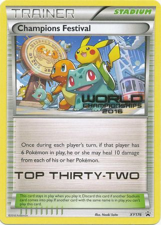 Champions Festival 2016 Top Thirty Two (XY176) [XY: Black Star Promos] | Arkham Games and Comics