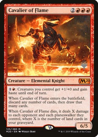 Cavalier of Flame [Core Set 2020 Promos] | Arkham Games and Comics