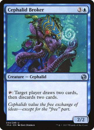 Cephalid Broker [Iconic Masters] | Arkham Games and Comics