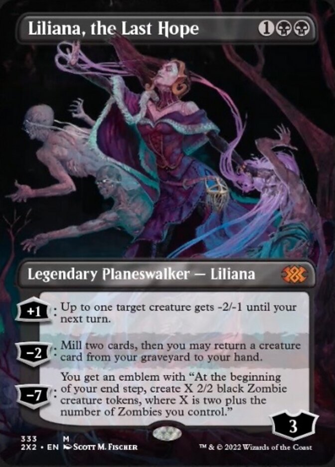 Liliana, the Last Hope (Borderless) [Double Masters 2022] | Arkham Games and Comics