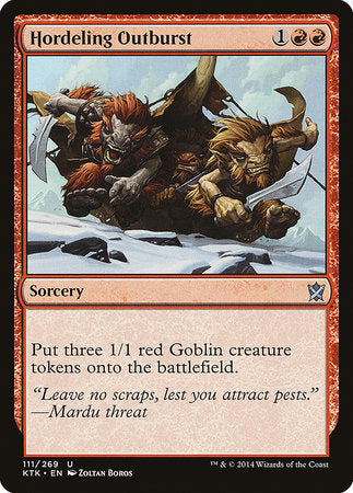 Hordeling Outburst [Khans of Tarkir] | Arkham Games and Comics