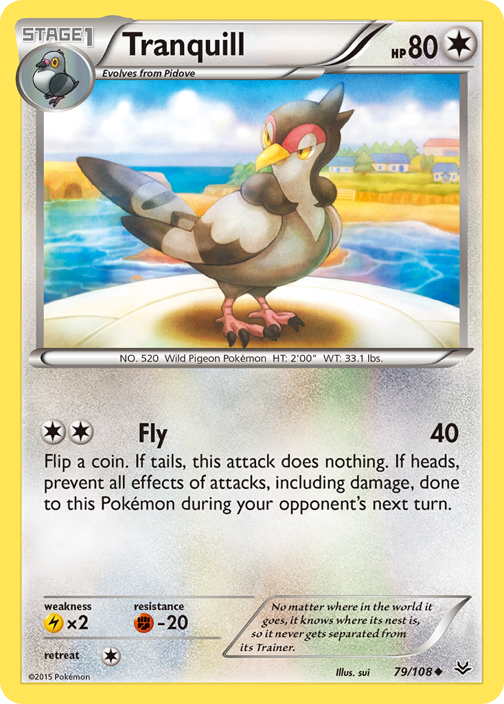 Tranquill (79/108) [XY: Roaring Skies] | Arkham Games and Comics